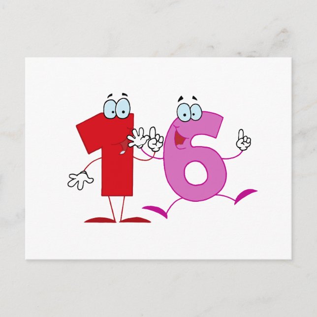 Postal Feliz número 16 (Anverso)