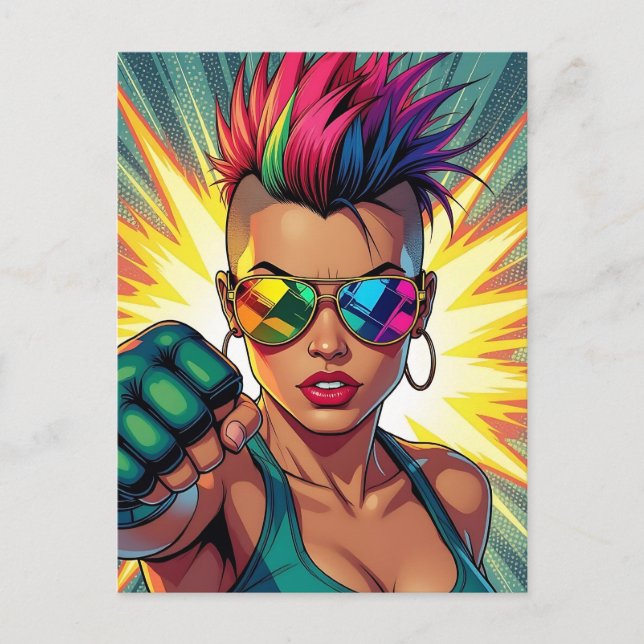 Postal ¡Feliz Orgullo! Lgbtqia+ Mes (Anverso)