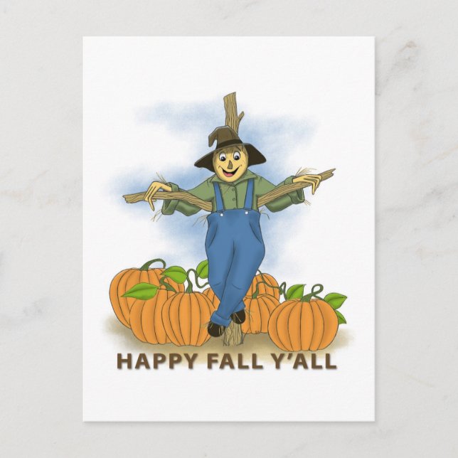 Postal Feliz otoño (Anverso)
