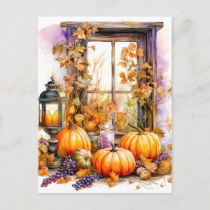 Postal Feliz otoño Disfrutar del clima otoñal