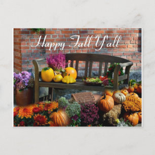 Postal Feliz Otoño para Todos de Temporada