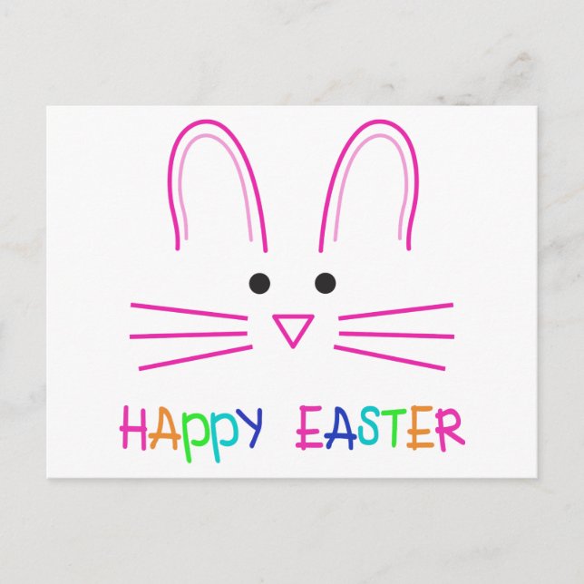 Postal Feliz Pascua (Anverso)