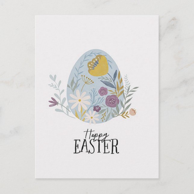 Postal Feliz Pascua (Anverso)