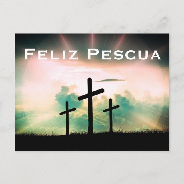 Postal Feliz Pascua (Anverso)