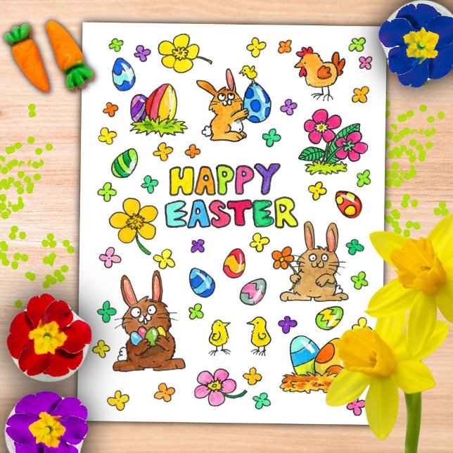 Postal Feliz Pascua adorable  (Subido por el creador)