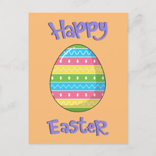 Postal Feliz Pascua con Huevo
