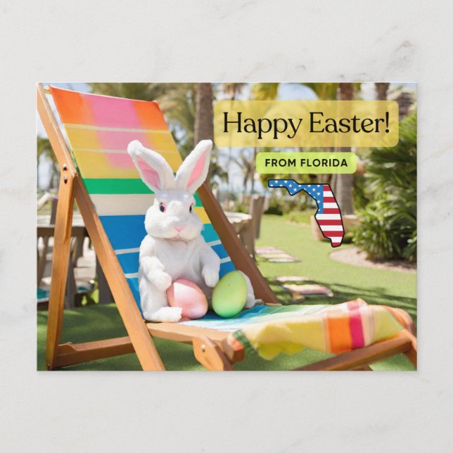 Postal Feliz Pascua de Florida (Anverso)