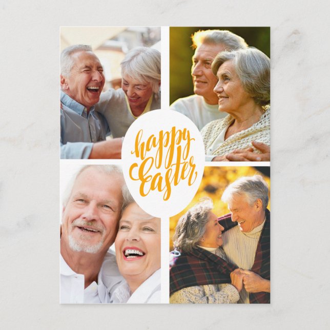 Postal Feliz Pascua, tus padres (Anverso)