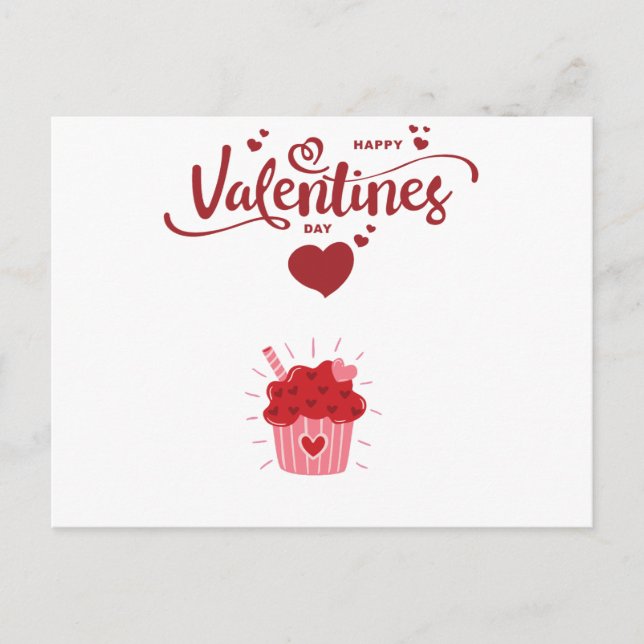 Postal feliz pastel de café de San Valentín Mug (Anverso)