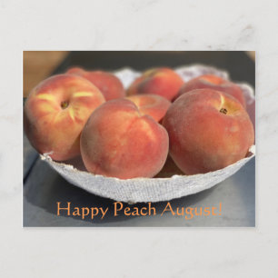Postal ¡Feliz Peach August!