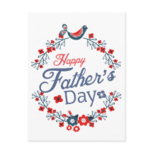 Feliz Pegatina del Día del Padre