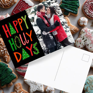 Postal FELIZ PERSONALIZADO de Navidades de navidad de Día