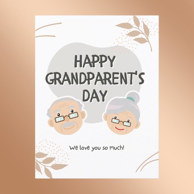 Postal Feliz Personalizado del Día del Abuelo (Subido por el creador)
