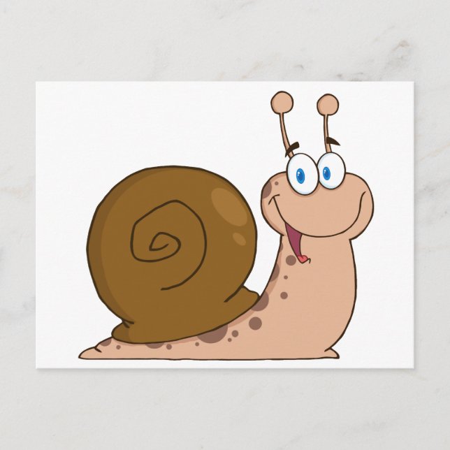 Postal Feliz Personalizado Snail (Anverso)