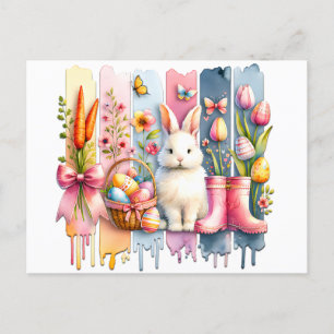 Postal Feliz Pincelada De Pascua 