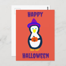 Feliz Pingüino de Halloween