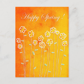 Postal ¡Feliz primavera!