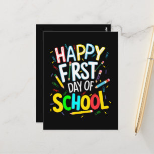 Postal Feliz Primer Día de Regreso a la Escuela