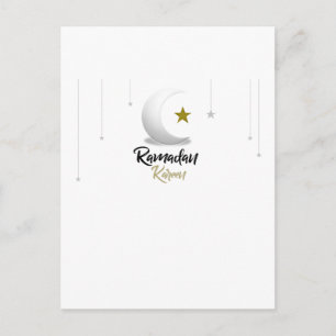 Postal Feliz Ramadan Kareem Regalo Elegante Islámico de l