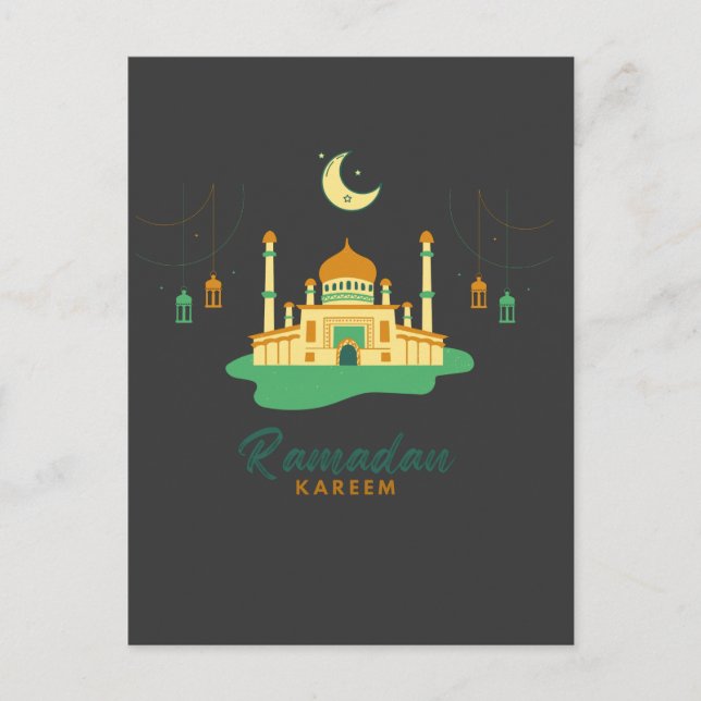 Postal Feliz Ramadán Kareem Y Eid Mubarak 2022 (Anverso)