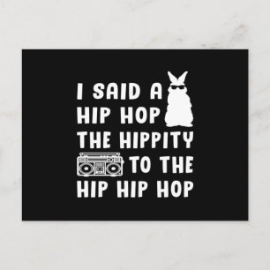 Postal Feliz regalo divertido de Huevo de Pascua de Hip H