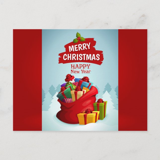 Postal Feliz saludo de vacaciones (Anverso)