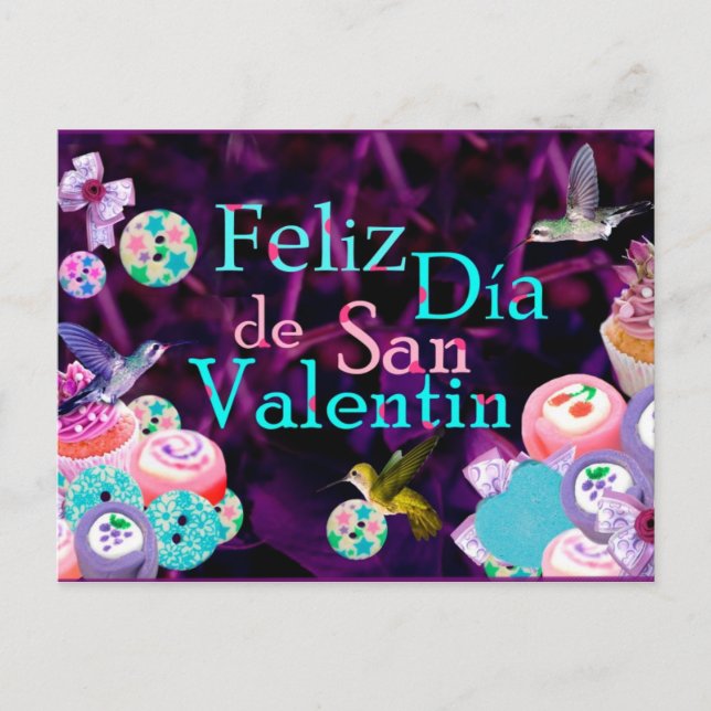Postal Feliz San Valentin (Anverso)