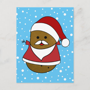 Postal Feliz Santa Navidad Patata