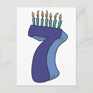 Postal ¡Feliz séptimo cumpleaños!