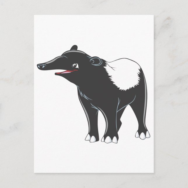 Postal Feliz Tapir (Anverso)