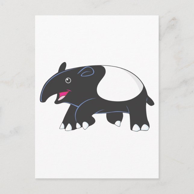 Postal Feliz Tapir (Anverso)