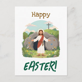 Postal Feliz temporada de Pascua, buenos deseos, Viernes