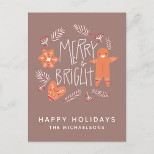 Postal Feliz y brillante   Felices Fiestas