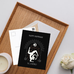 Postal FelizCumpleaños Horóscopo Zodiacal Escorpio Místic