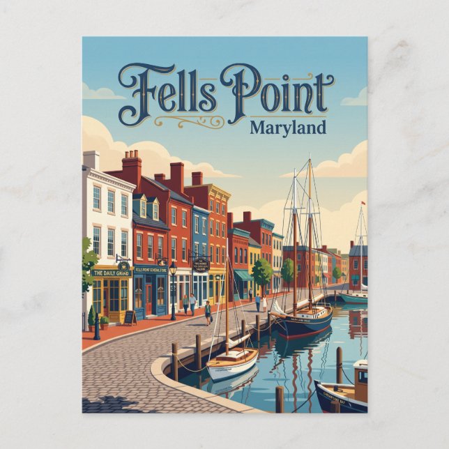 Postal Fells Point Maryland (Anverso)