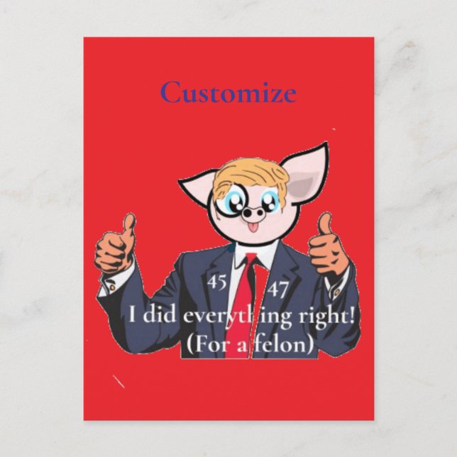 Postal Felon President Thunder_Cove (Anverso)