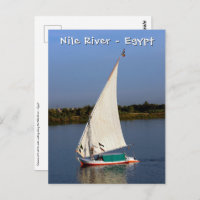 Felucca navegando por el Nilo - Asuán, Egipto