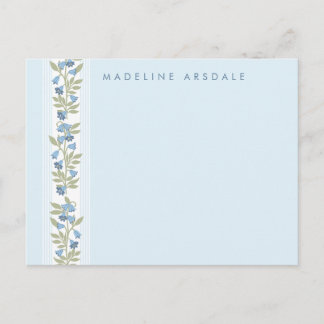 Postal Feminine Personal Stationary Note Card