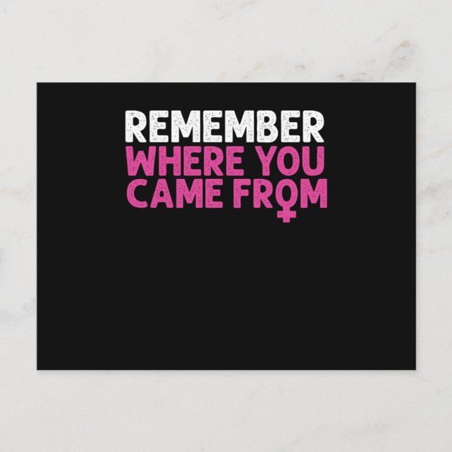 Postal Feminist Feminism Activist Gender Equality Support (Anverso)