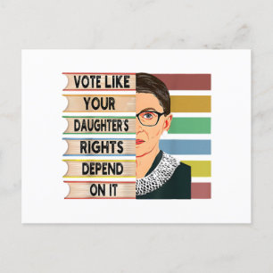 Postal Feminista Ruth Bader Ginsburg RBG Chica De Cita Co