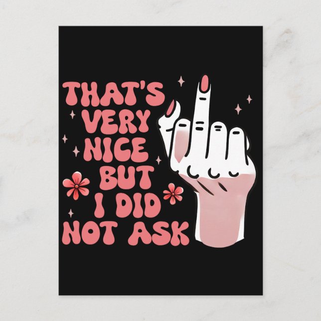 Postal Feminista sarcástica