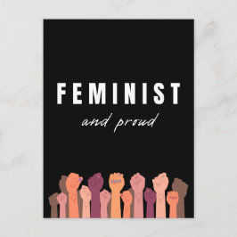 Postal Feminista Y Orgullosa