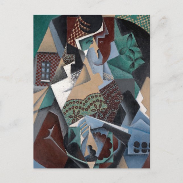 Postal Femme au Compotier por Jean Metzinger (Anverso)