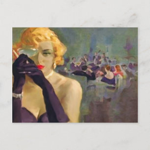 Postal Femme Fatale ~ Postcard