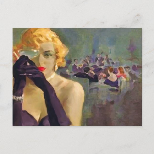 Postal Femme Fatale ~ Postcard (Anverso)