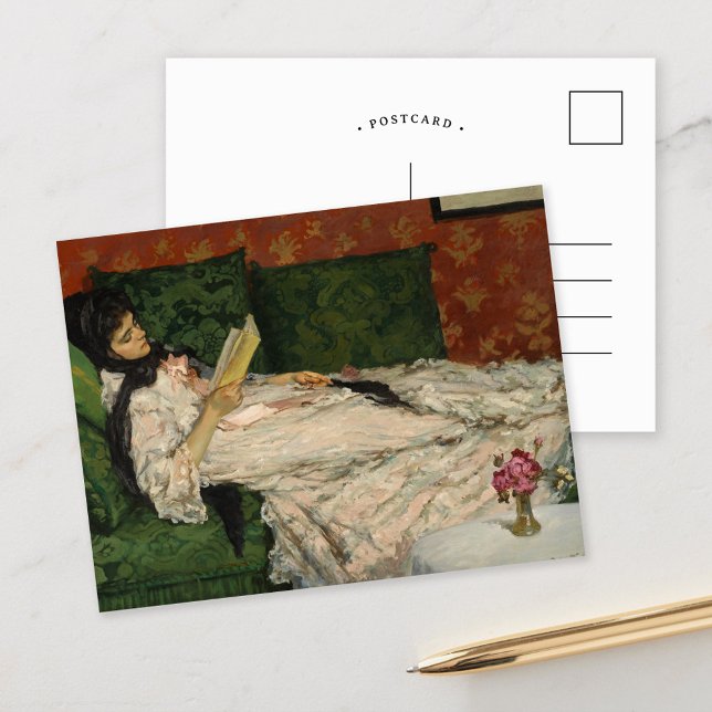 Postal Femme Lisant | Rupert Bunny (Subido por el creador)