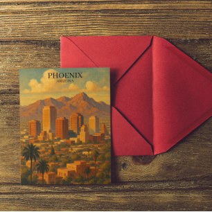 Postal Fénix Arizona Viajes Antiguos – Horizonte del Desi