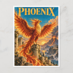 Postal Fénix, Monstruo de Fantasía Gótica