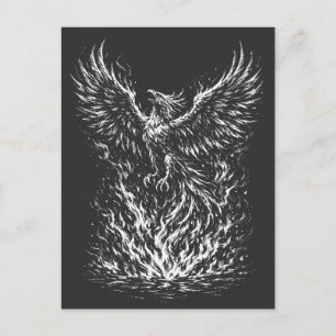 Postal Fénix que se eleva de las llamas de BurnsInHell