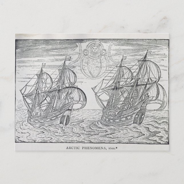 Postal Fenómeno Ártico' (Anverso)